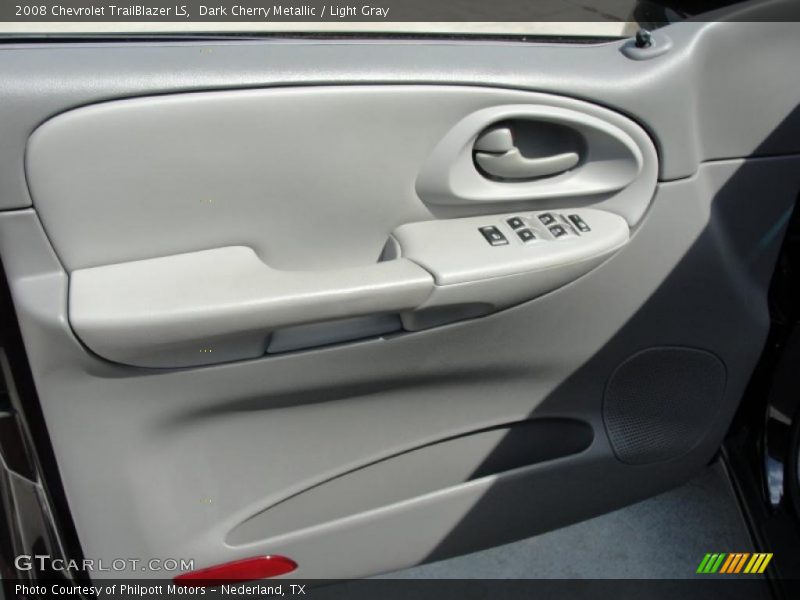 Dark Cherry Metallic / Light Gray 2008 Chevrolet TrailBlazer LS