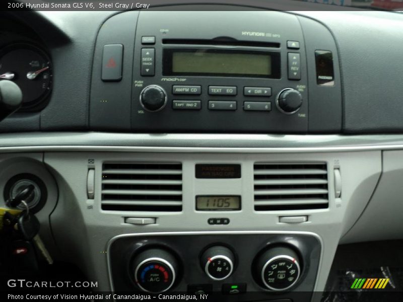 Steel Gray / Gray 2006 Hyundai Sonata GLS V6
