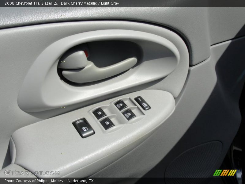 Dark Cherry Metallic / Light Gray 2008 Chevrolet TrailBlazer LS