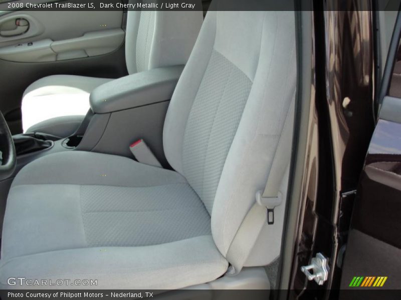 Dark Cherry Metallic / Light Gray 2008 Chevrolet TrailBlazer LS