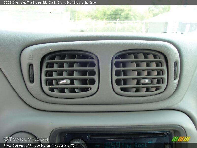 Dark Cherry Metallic / Light Gray 2008 Chevrolet TrailBlazer LS