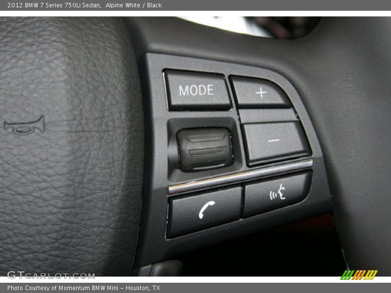 Controls of 2012 7 Series 750Li Sedan