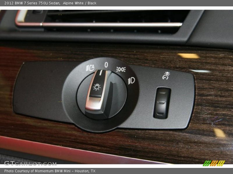 Controls of 2012 7 Series 750Li Sedan