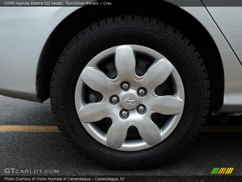 QuickSilver Metallic / Gray 2008 Hyundai Elantra GLS Sedan