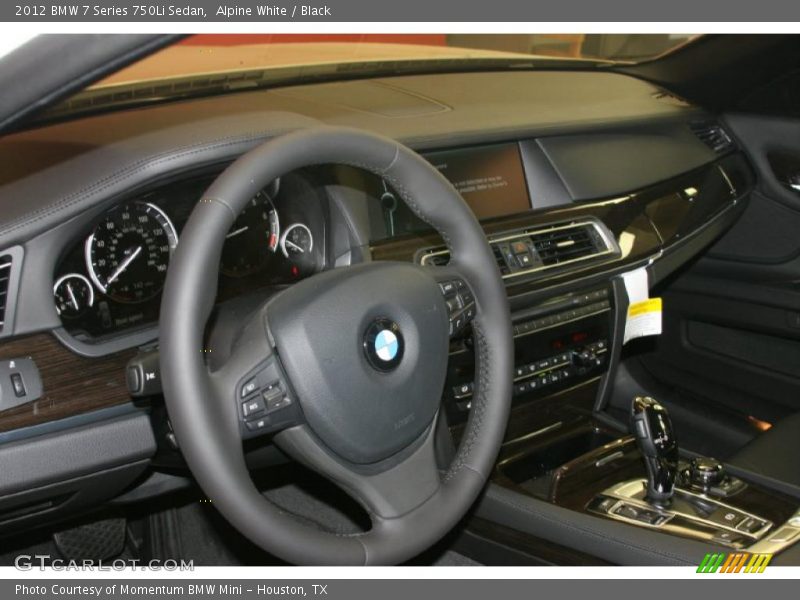 Dashboard of 2012 7 Series 750Li Sedan