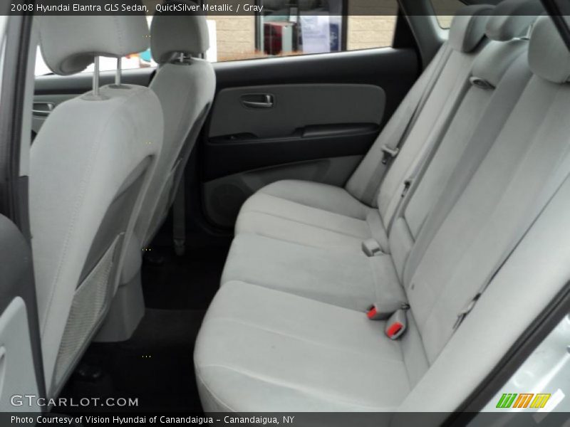 QuickSilver Metallic / Gray 2008 Hyundai Elantra GLS Sedan