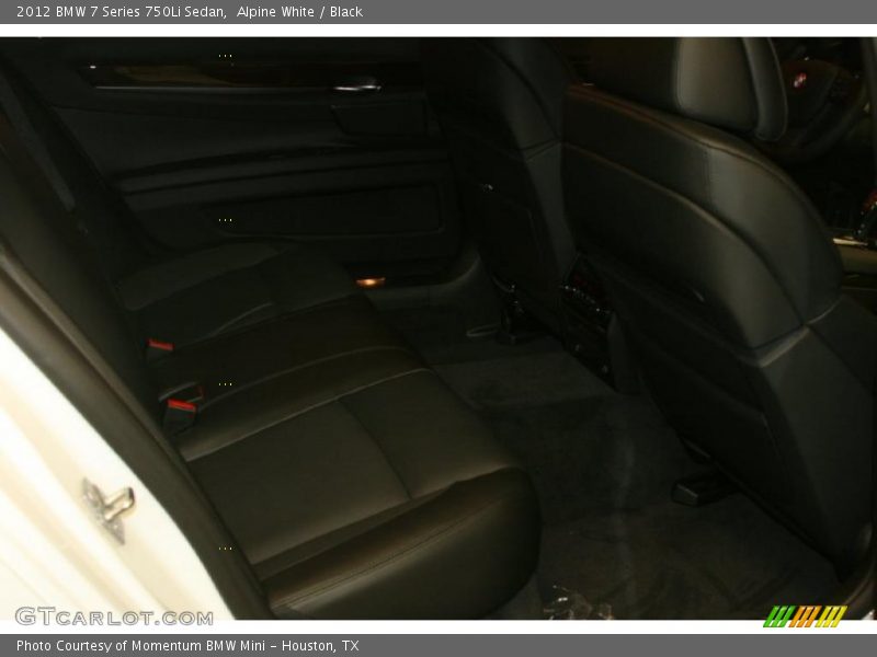 Alpine White / Black 2012 BMW 7 Series 750Li Sedan