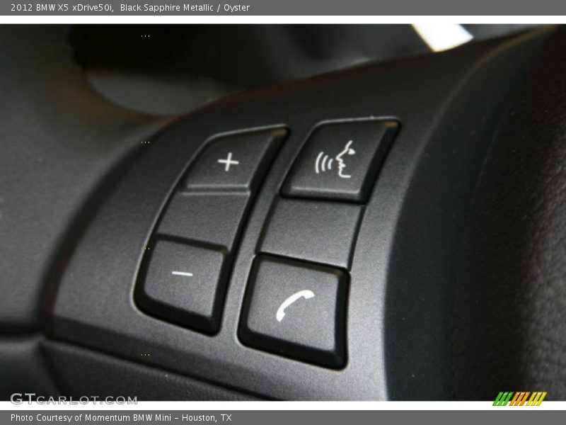 Controls of 2012 X5 xDrive50i