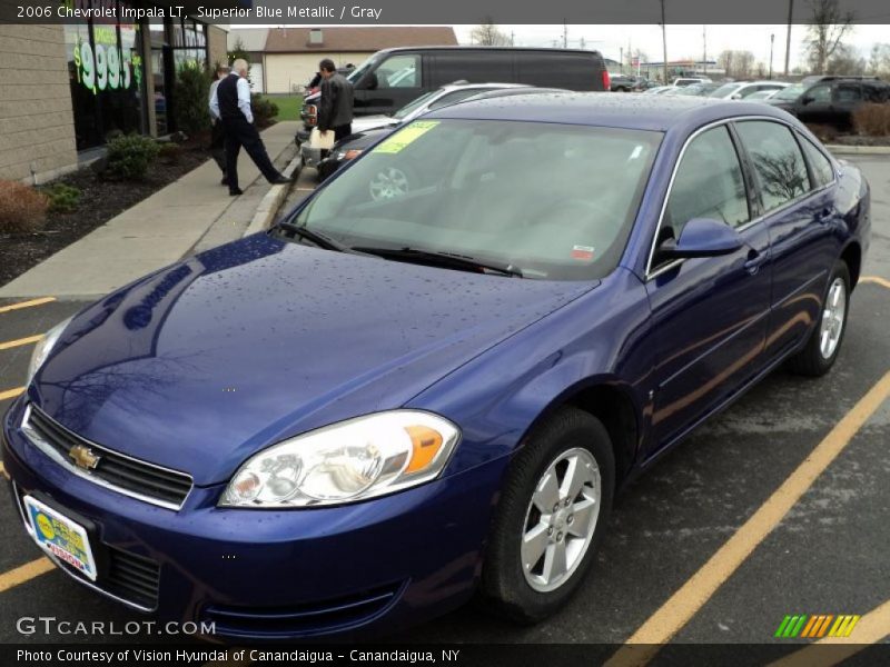 Superior Blue Metallic / Gray 2006 Chevrolet Impala LT