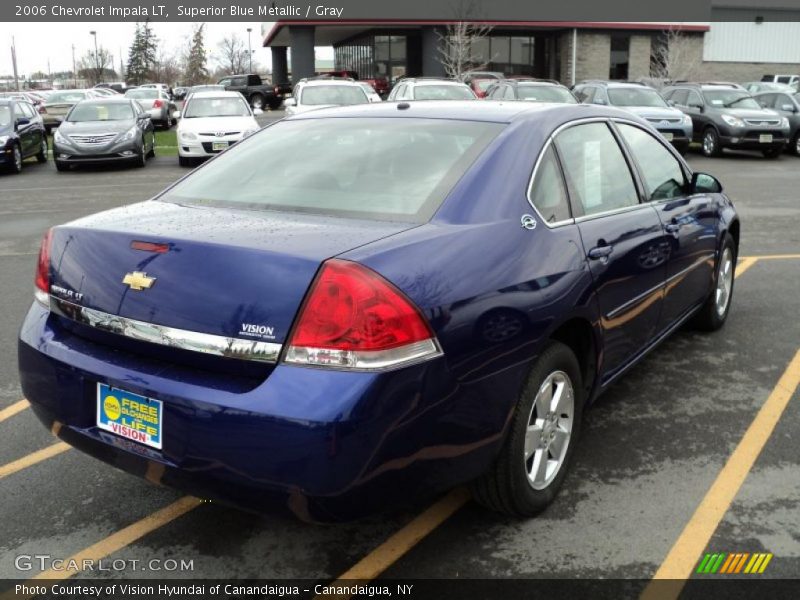 Superior Blue Metallic / Gray 2006 Chevrolet Impala LT