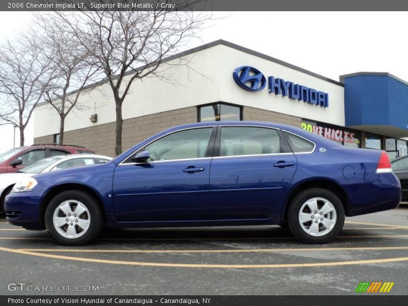 Superior Blue Metallic / Gray 2006 Chevrolet Impala LT