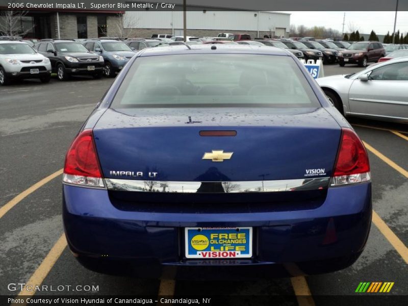 Superior Blue Metallic / Gray 2006 Chevrolet Impala LT