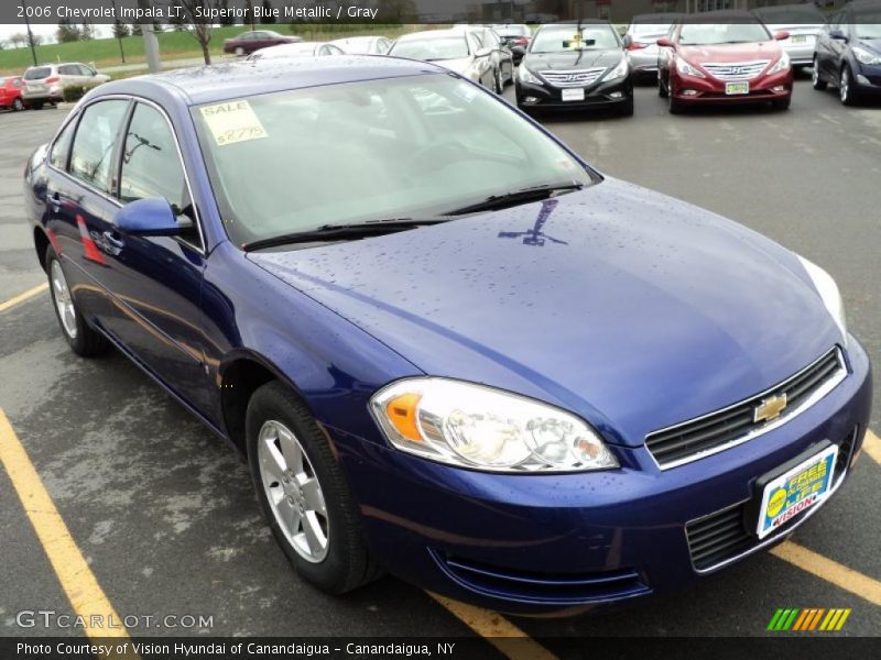 Superior Blue Metallic / Gray 2006 Chevrolet Impala LT