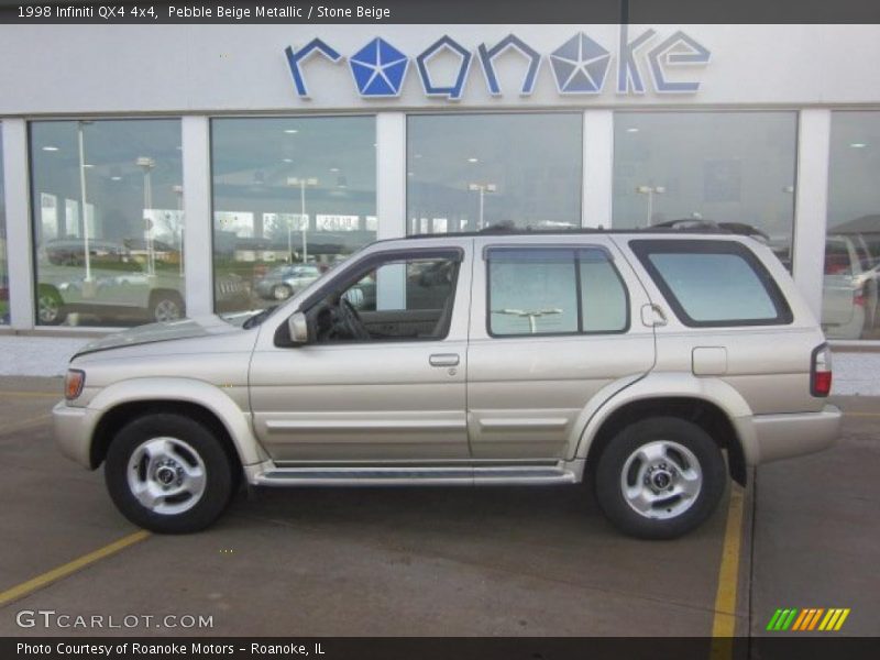 Pebble Beige Metallic / Stone Beige 1998 Infiniti QX4 4x4