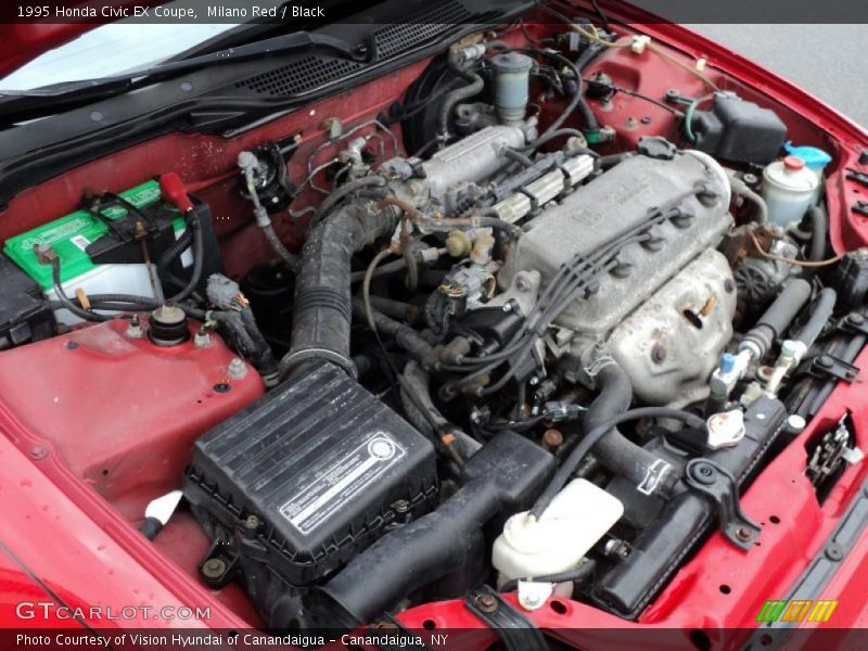  1995 Civic EX Coupe Engine - 1.5L SOHC 16V 4 Cylinder