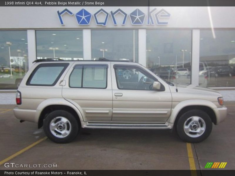 Pebble Beige Metallic / Stone Beige 1998 Infiniti QX4 4x4