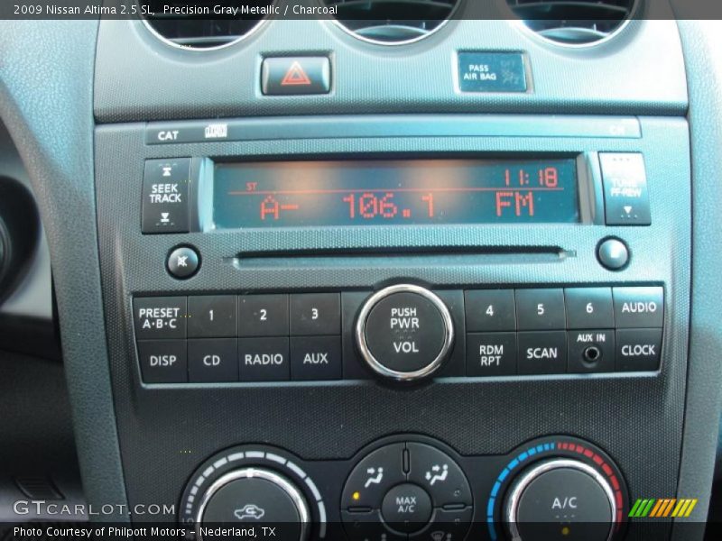 Precision Gray Metallic / Charcoal 2009 Nissan Altima 2.5 SL