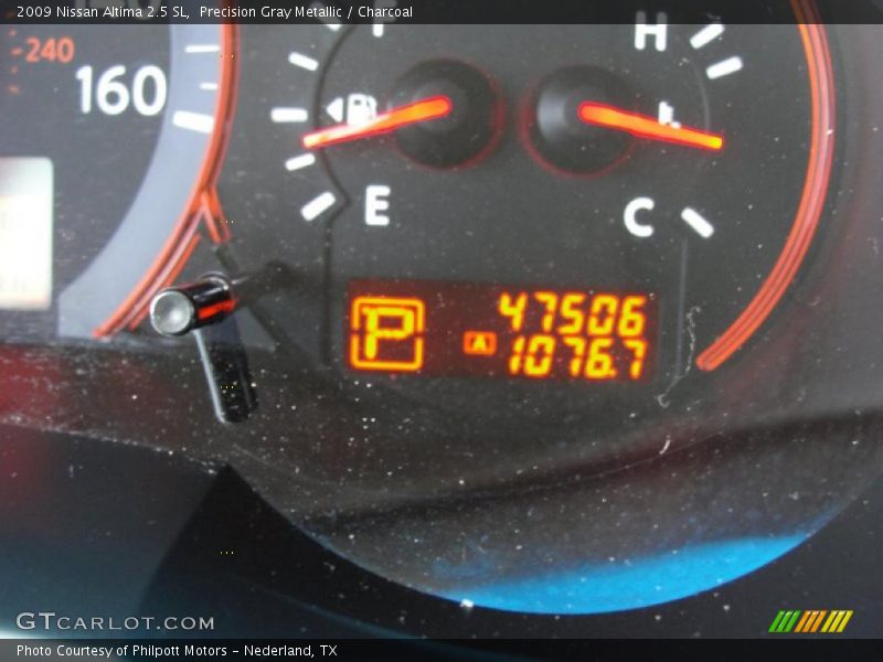 Precision Gray Metallic / Charcoal 2009 Nissan Altima 2.5 SL