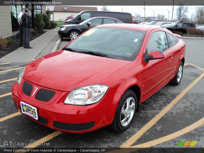 Victory Red / Ebony 2007 Pontiac G5