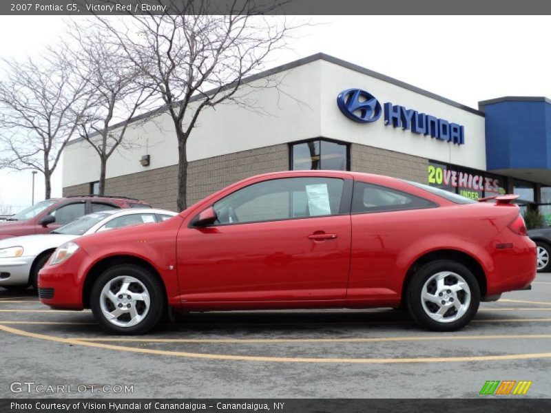 Victory Red / Ebony 2007 Pontiac G5