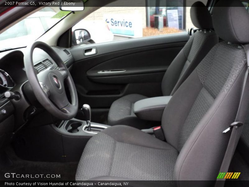 Victory Red / Ebony 2007 Pontiac G5