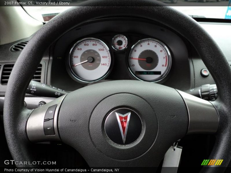 Victory Red / Ebony 2007 Pontiac G5