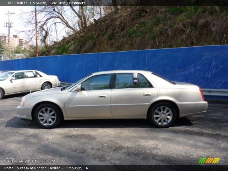 Gold Mist / Cashmere 2007 Cadillac DTS Sedan