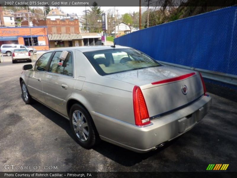 Gold Mist / Cashmere 2007 Cadillac DTS Sedan