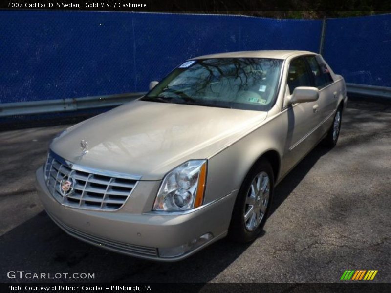 Gold Mist / Cashmere 2007 Cadillac DTS Sedan