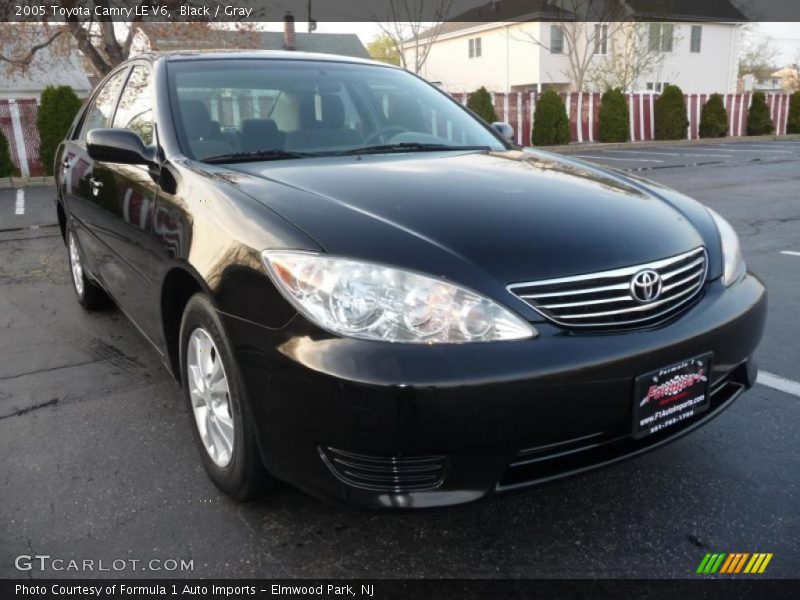 Black / Gray 2005 Toyota Camry LE V6
