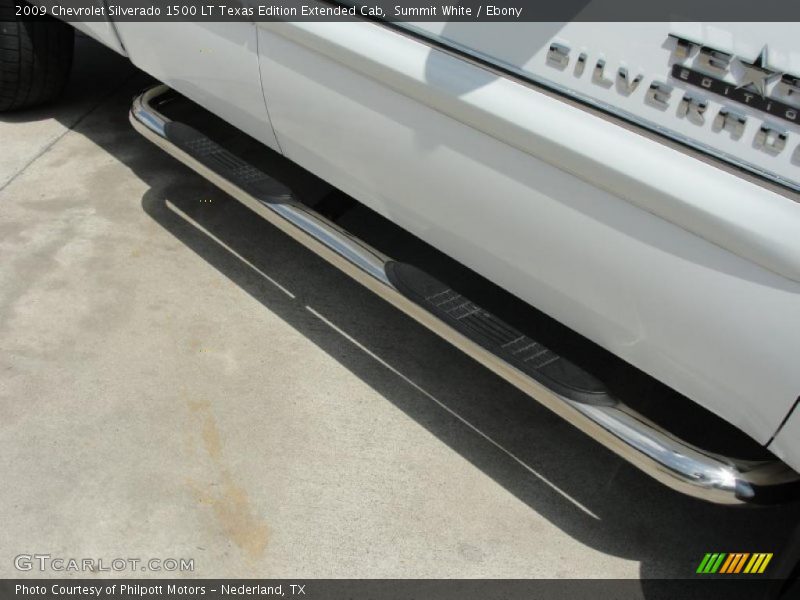 Summit White / Ebony 2009 Chevrolet Silverado 1500 LT Texas Edition Extended Cab