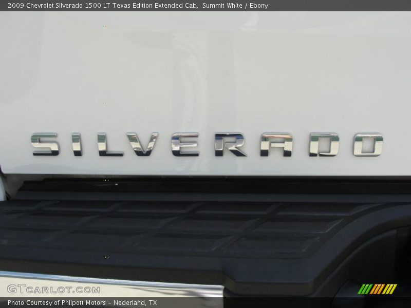 Summit White / Ebony 2009 Chevrolet Silverado 1500 LT Texas Edition Extended Cab