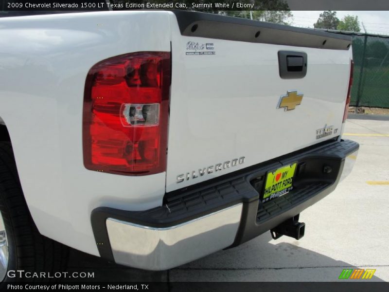 Summit White / Ebony 2009 Chevrolet Silverado 1500 LT Texas Edition Extended Cab