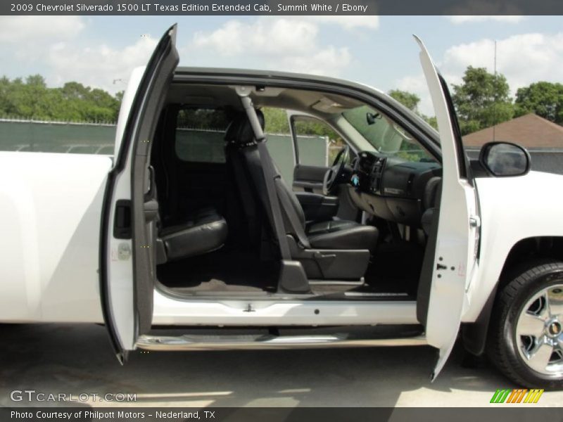 Summit White / Ebony 2009 Chevrolet Silverado 1500 LT Texas Edition Extended Cab