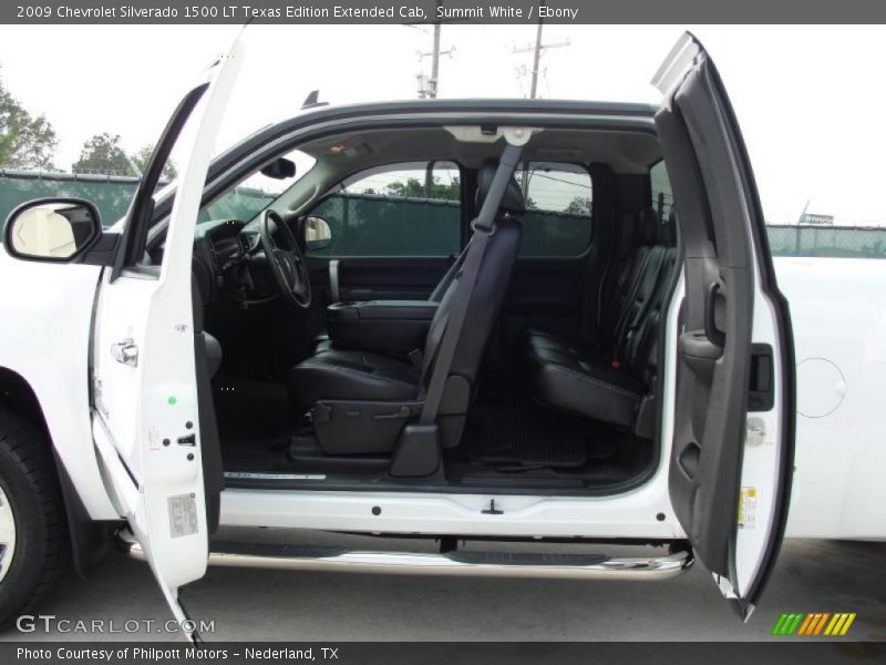 Summit White / Ebony 2009 Chevrolet Silverado 1500 LT Texas Edition Extended Cab