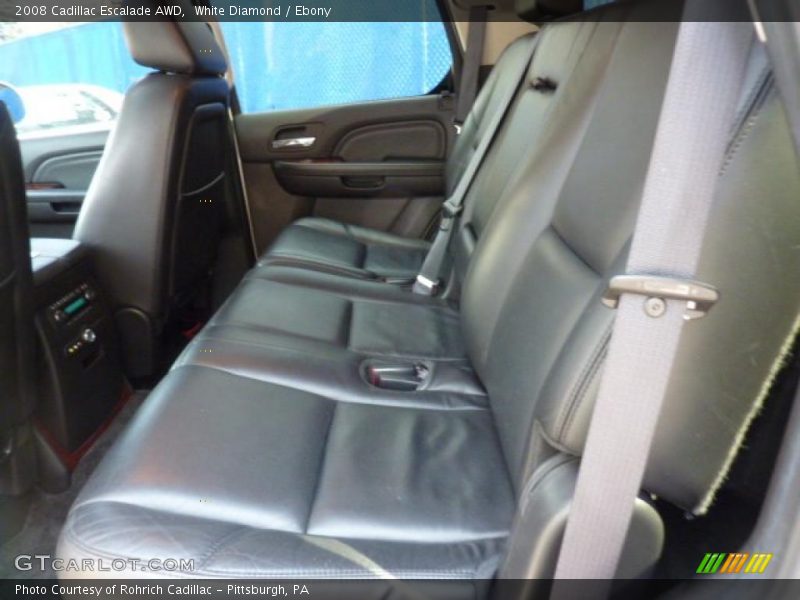 White Diamond / Ebony 2008 Cadillac Escalade AWD