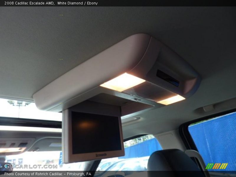 White Diamond / Ebony 2008 Cadillac Escalade AWD