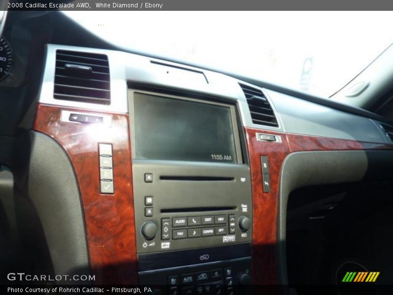 White Diamond / Ebony 2008 Cadillac Escalade AWD