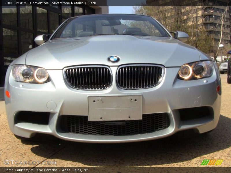 Silverstone Metallic / Black 2008 BMW M3 Convertible