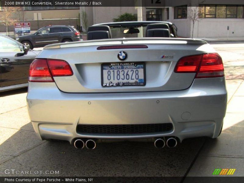 Silverstone Metallic / Black 2008 BMW M3 Convertible