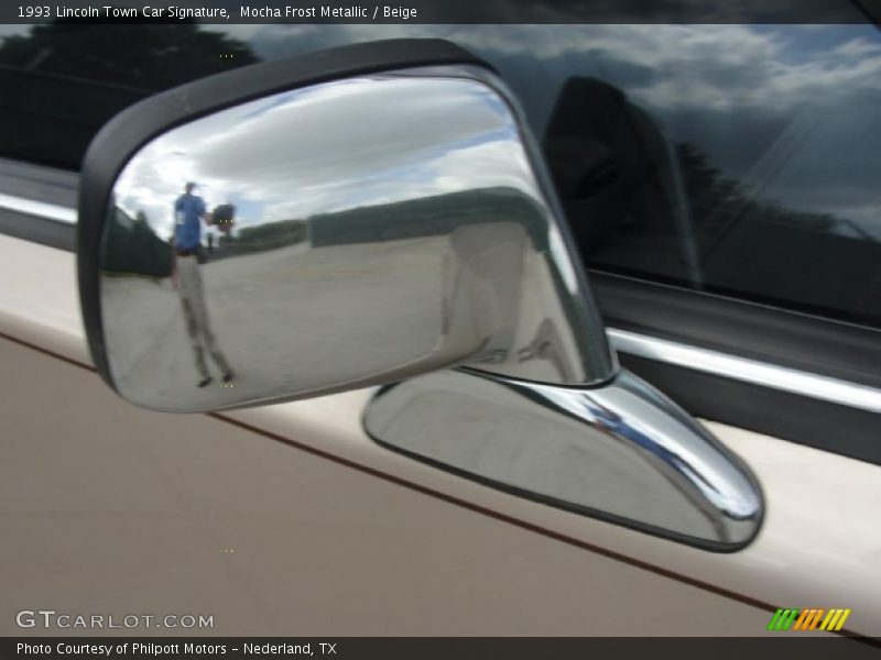 Mocha Frost Metallic / Beige 1993 Lincoln Town Car Signature