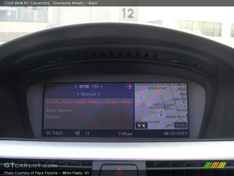 Navigation of 2008 M3 Convertible