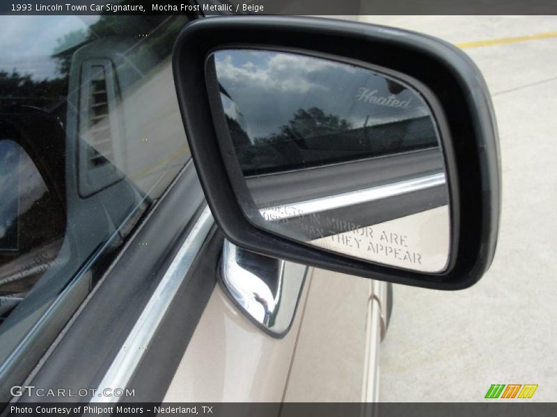 Mocha Frost Metallic / Beige 1993 Lincoln Town Car Signature