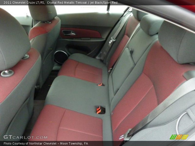 Crystal Red Metallic Tintcoat / Jet Black/Sport Red 2011 Chevrolet Cruze LT/RS