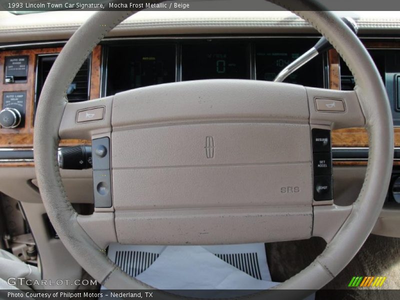  1993 Town Car Signature Steering Wheel