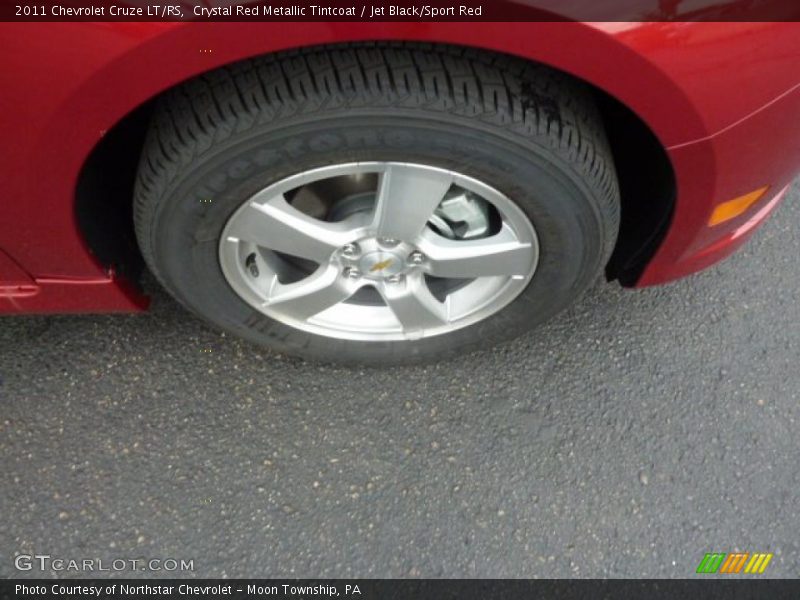Crystal Red Metallic Tintcoat / Jet Black/Sport Red 2011 Chevrolet Cruze LT/RS