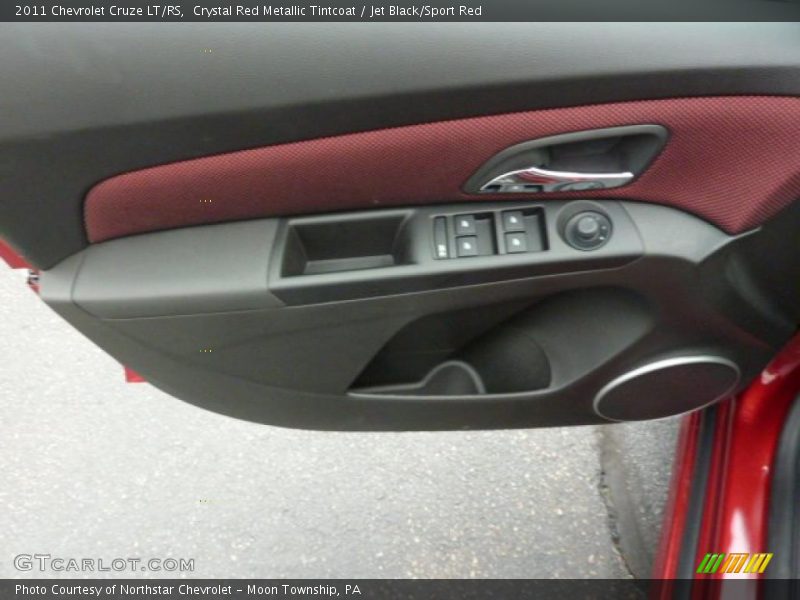 Crystal Red Metallic Tintcoat / Jet Black/Sport Red 2011 Chevrolet Cruze LT/RS
