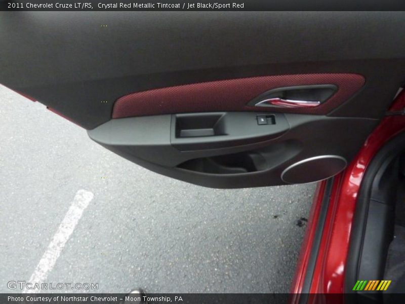 Crystal Red Metallic Tintcoat / Jet Black/Sport Red 2011 Chevrolet Cruze LT/RS
