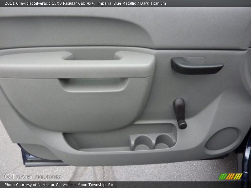 Imperial Blue Metallic / Dark Titanium 2011 Chevrolet Silverado 1500 Regular Cab 4x4