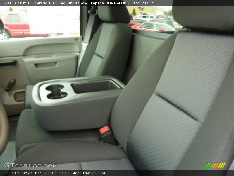 Imperial Blue Metallic / Dark Titanium 2011 Chevrolet Silverado 1500 Regular Cab 4x4